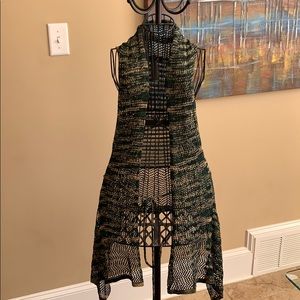 Authentic Wish crochet tie waist sweater! NWT